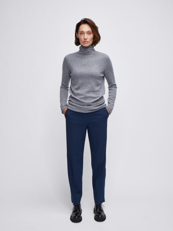 pullover turtleneck slim cashmere