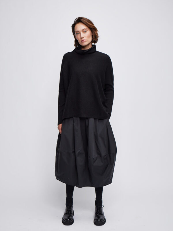 skirt with jersey waistband rainwear