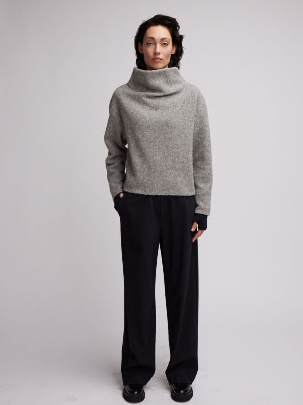 sweater boxy woolboucle