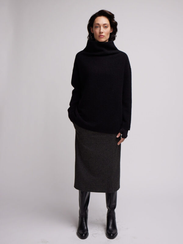 sweater long woolboucle